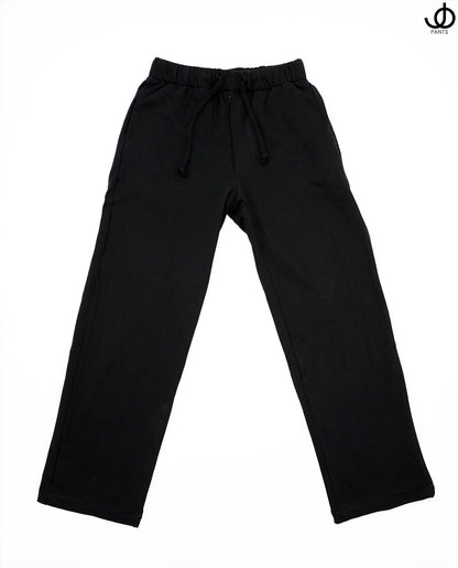 JOpants JerkinJams Black Cotton Fleece