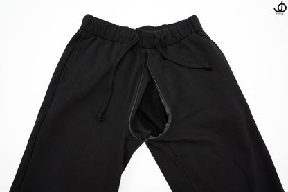 JOpants JerkinJams Black Cotton Fleece
