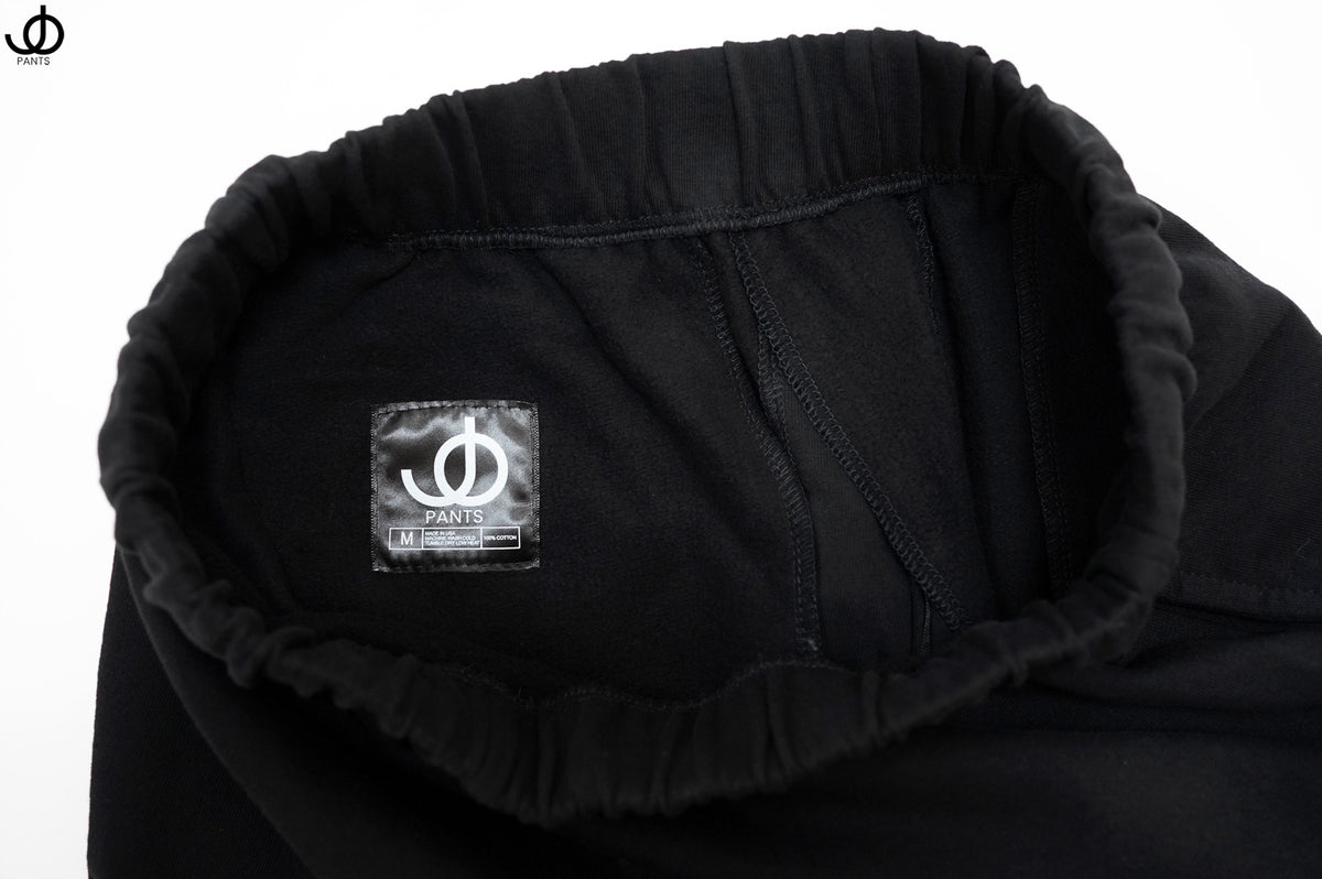 JOpants JerkinJams Black Cotton Fleece