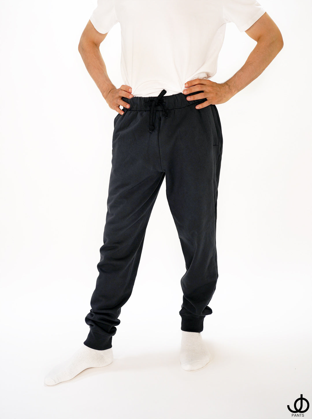 JOpants JackinJoggers Charcoal Gray Cotton Fleece
