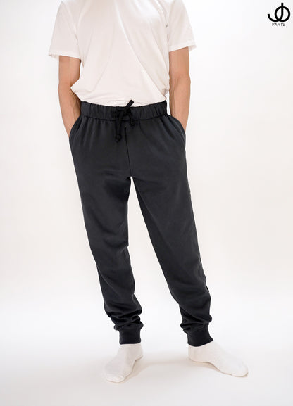 JOpants JackinJoggers Charcoal Gray Cotton Fleece