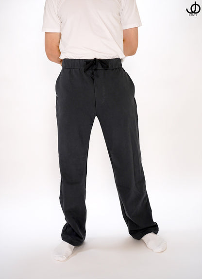 JOpants JerkinJams Charcoal Gray Cotton Fleece