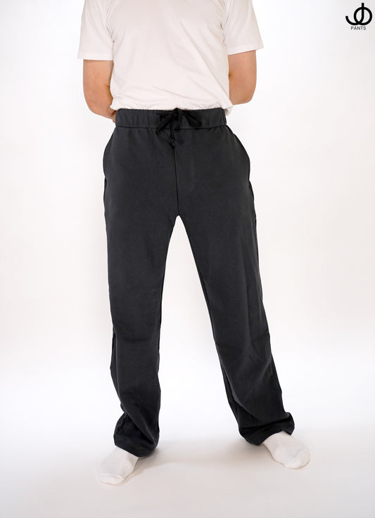 JOpants JerkinJams Charcoal Gray Cotton Fleece