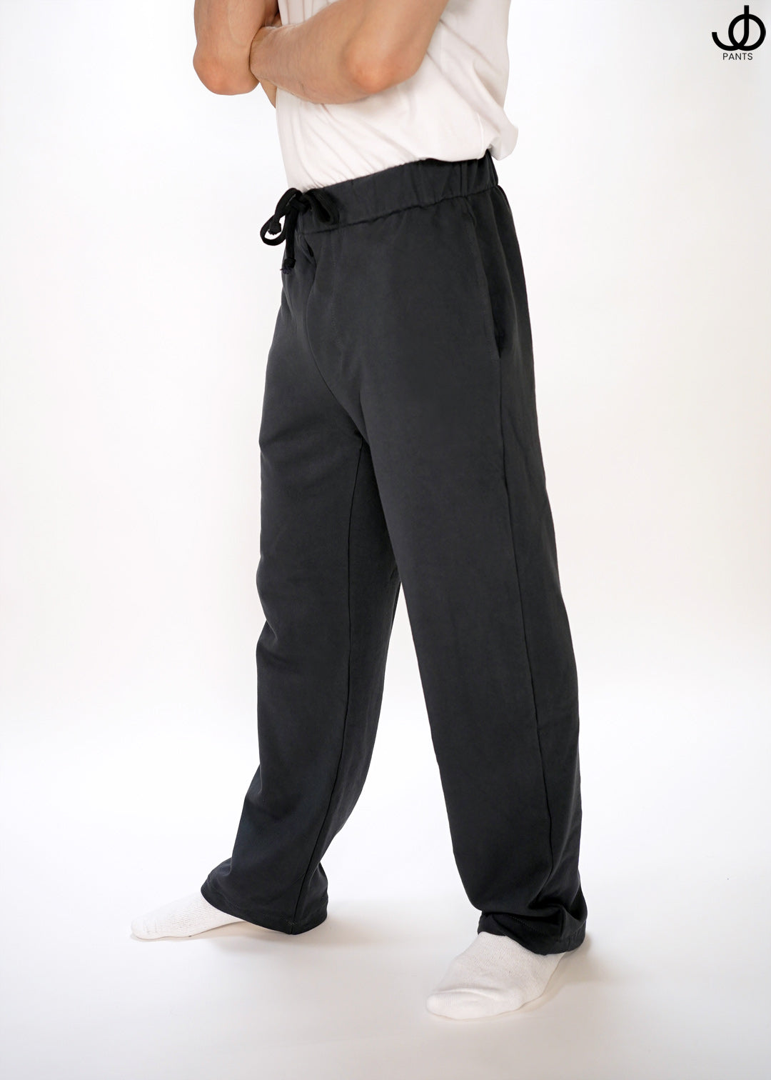 JOpants JerkinJams Charcoal Gray Cotton Fleece