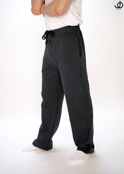 JOpants JerkinJams Charcoal Gray Cotton Fleece