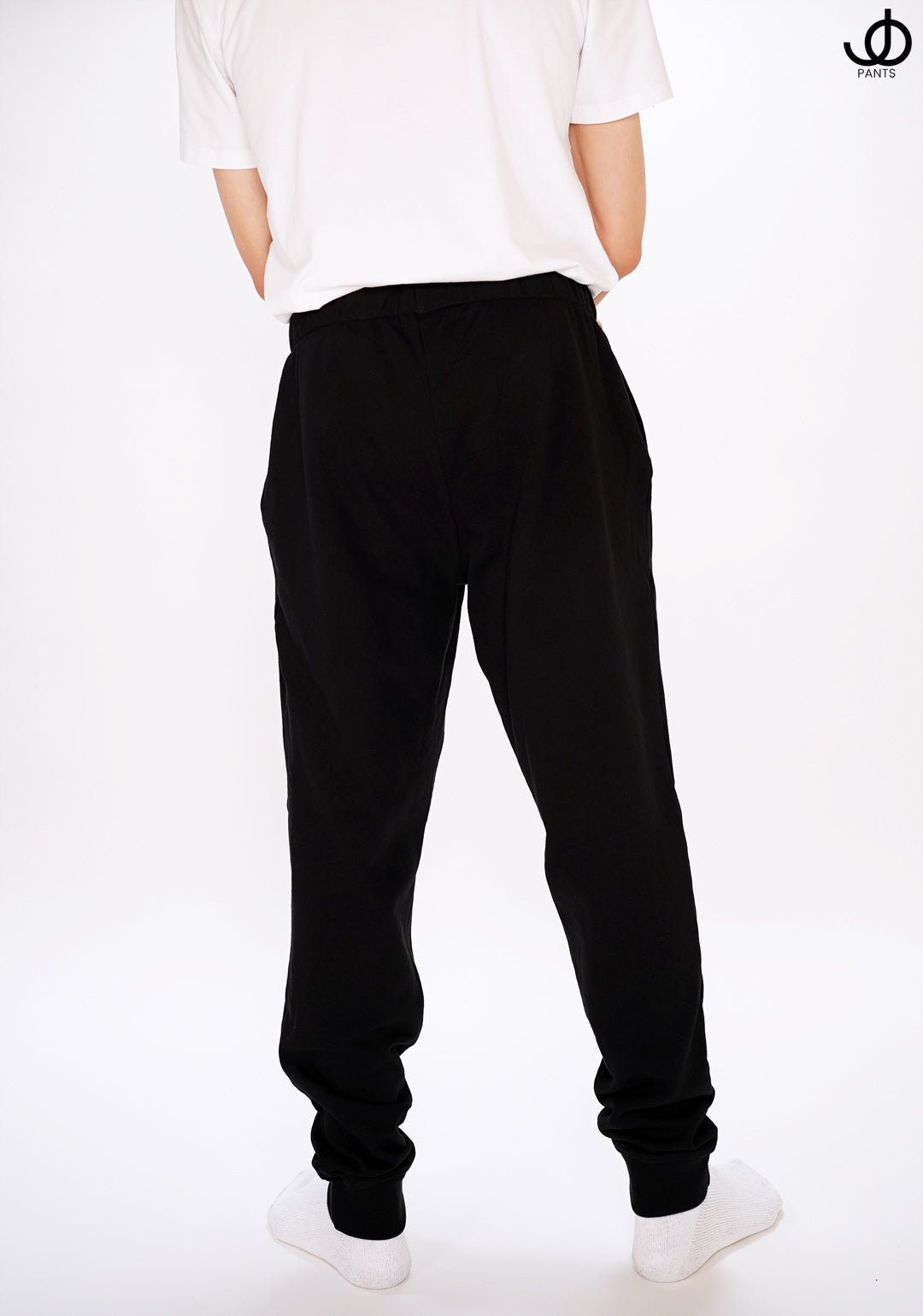 JOpants JackinJoggers Black Cotton Fleece