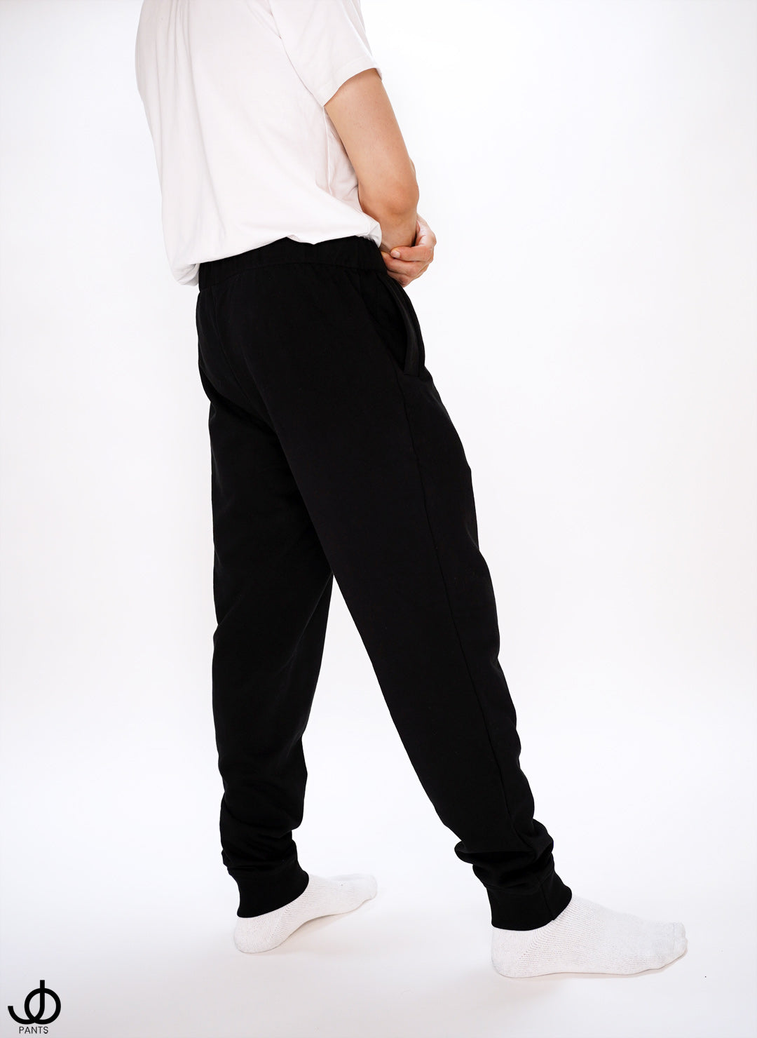 JOpants JackinJoggers Black Cotton Fleece