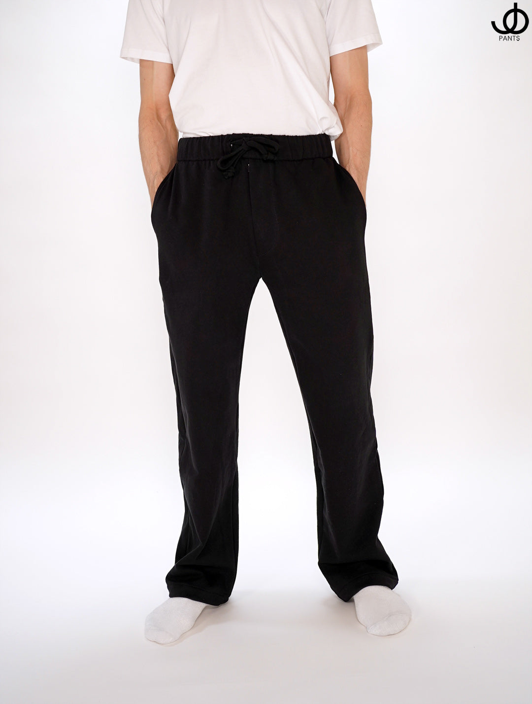 JOpants JerkinJams Black Cotton Fleece