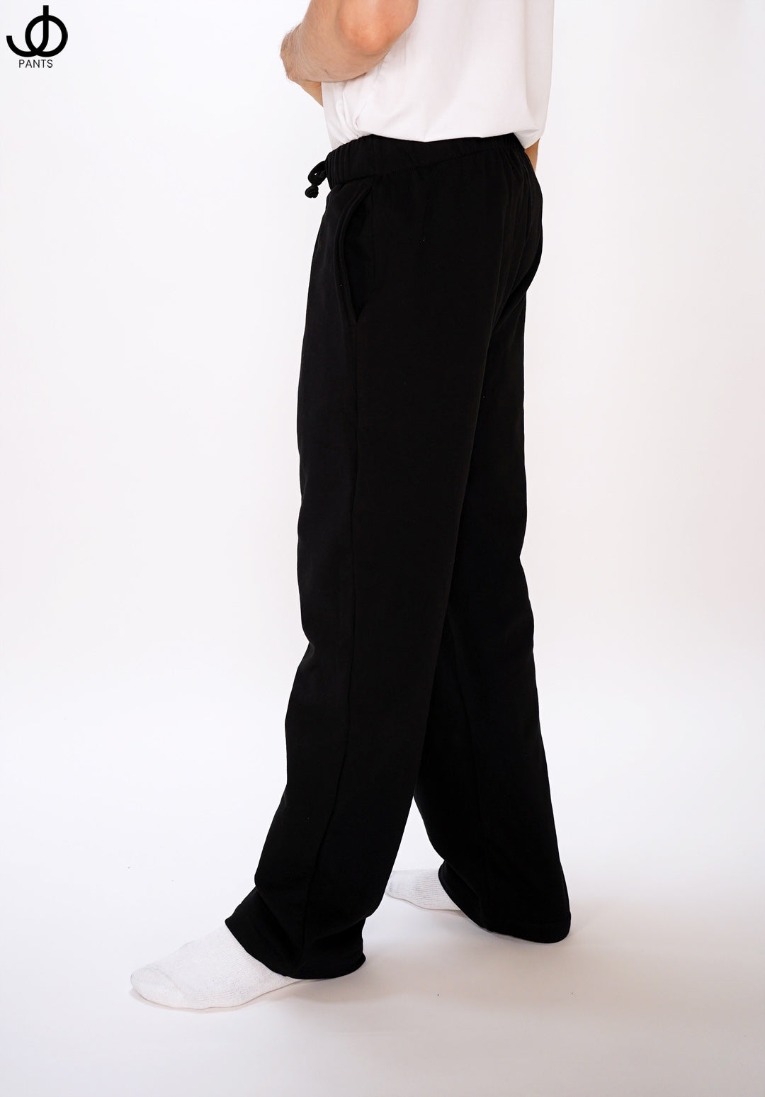 JOpants JerkinJams Black Cotton Fleece