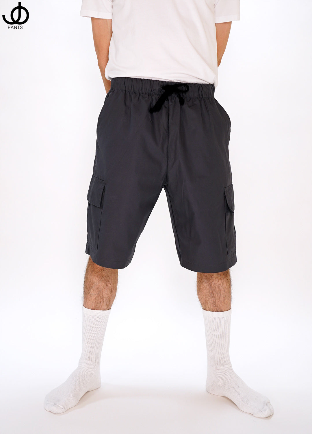 StrokinShorts Cargo Shorts Ash Gray Cotton