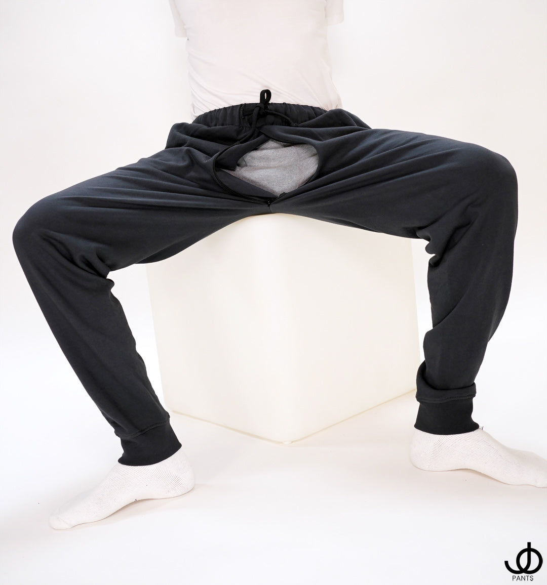 JOpants JackinJoggers Charcoal Gray Cotton Fleece