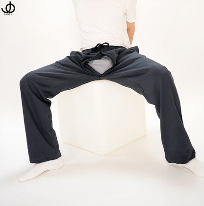 JOpants JerkinJams Charcoal Gray Cotton Fleece