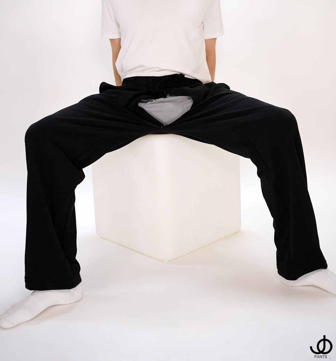 JOpants JerkinJams Black Cotton Fleece